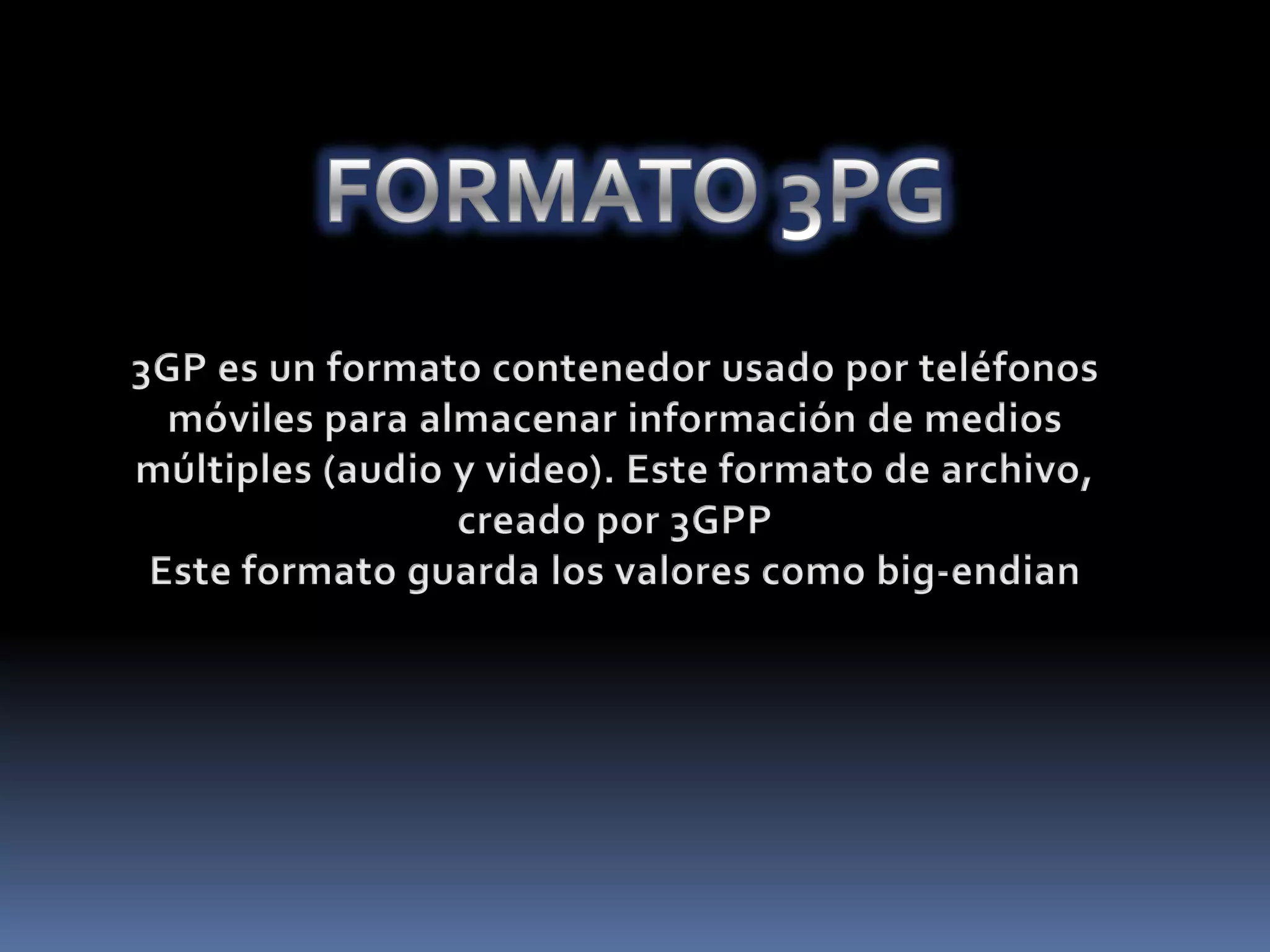 Formato de video