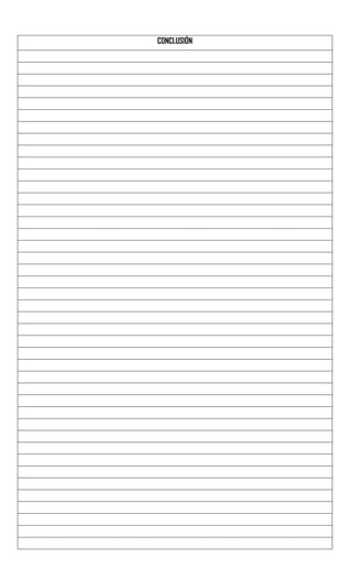 CONCLUSIÓN
 