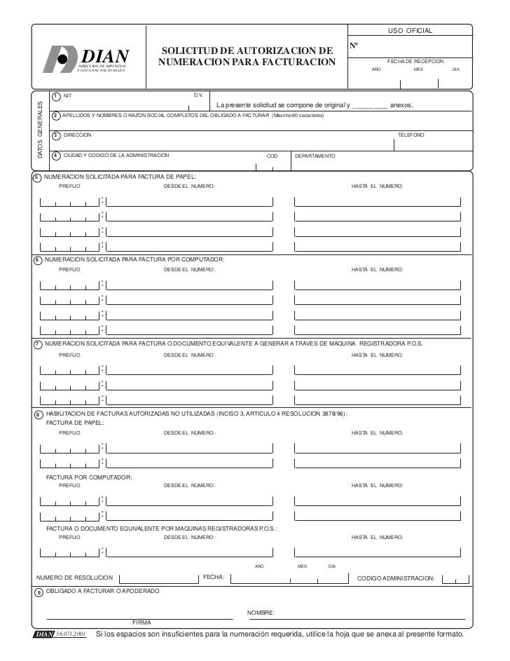 formato facturacion