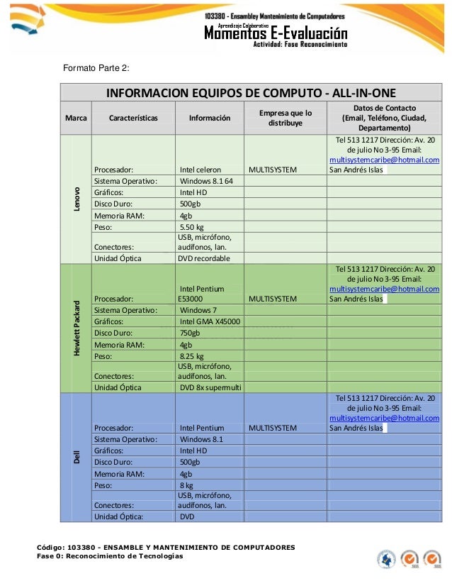formato de reconocimiento