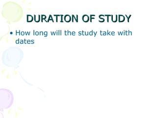 Format Of Synopsis | PPT
