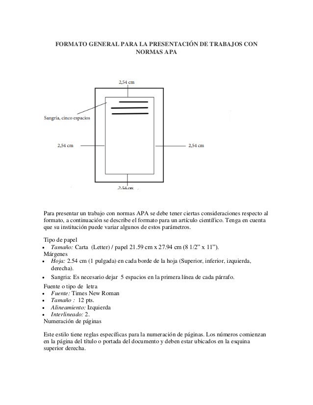 formato normas apa en word