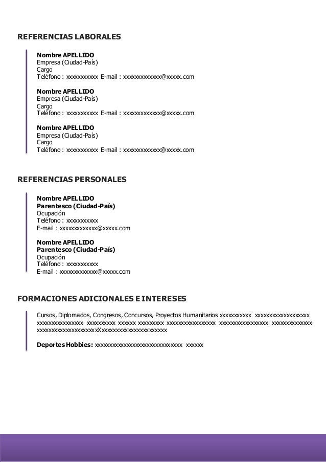 Formatos De Certificaciones Personales
