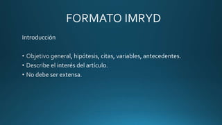 Formato imryd