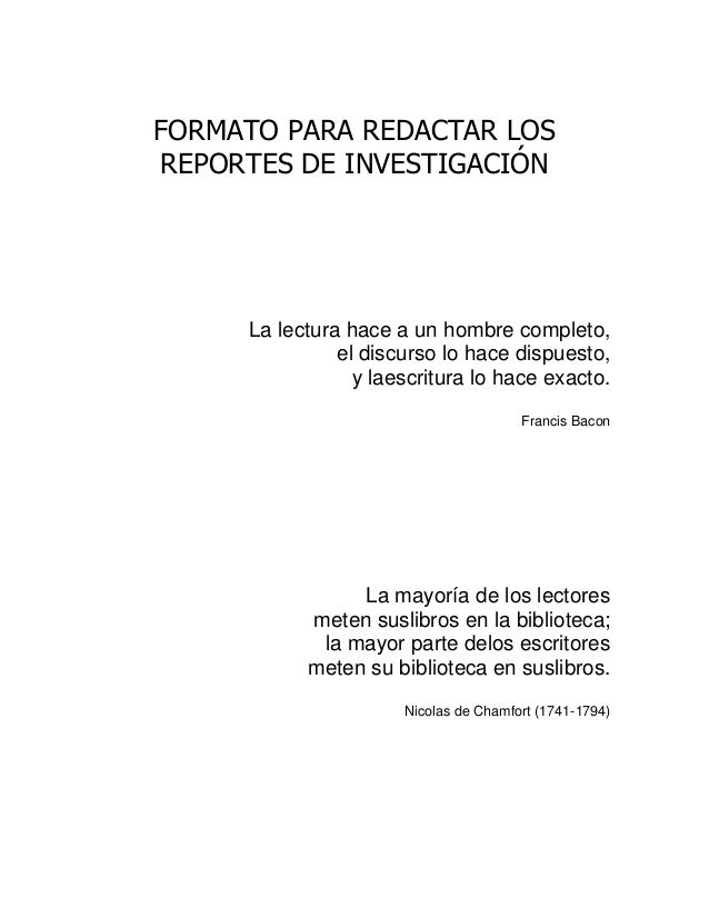 formato para redactar los reportes de investigación 1