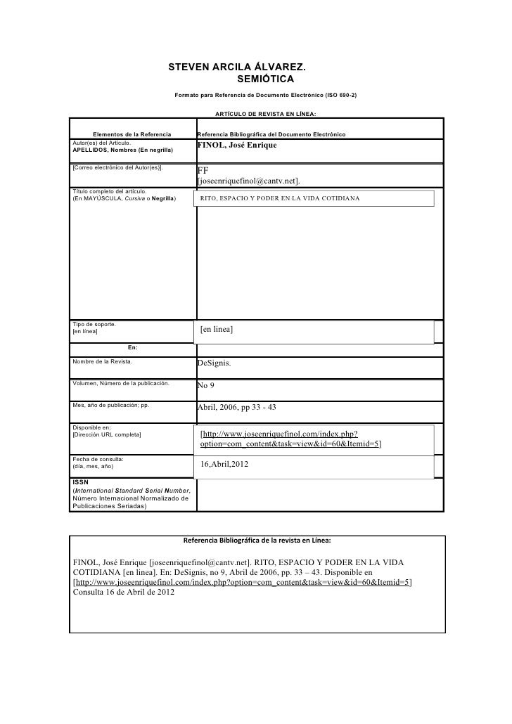 Formato para referencia de documento electrónico 1