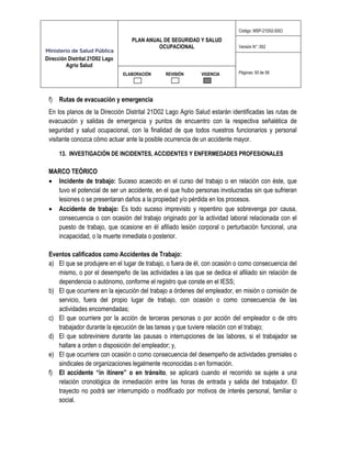 Plan Anual de Salud y Seguridad Ocupacional | PDF