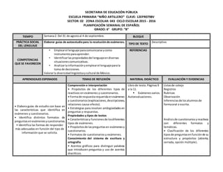 SECRETARIA DE EDUCACIÓN PÚBLICA
ESCUELA PRIMARIA “NIÑO ARTILLERO” CLAVE: 12EPR0798V
SECTOR: 02 ZONA ESCOLAR: 043 CICLO ESC...