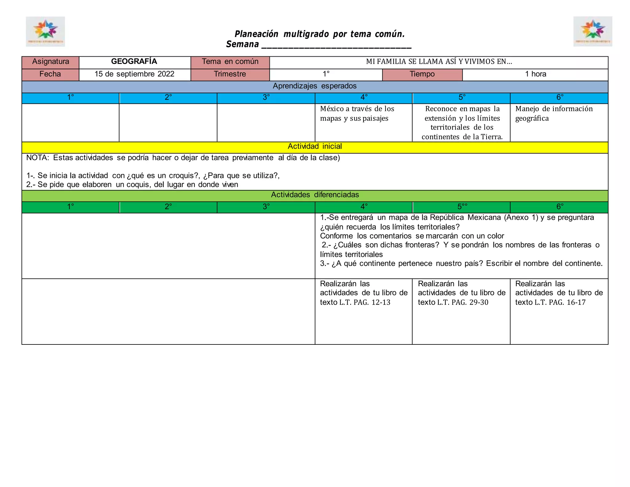 FORMATO PLANEACION MULTIGRADO TEMA COMÚN.docx