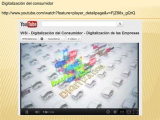Digitalización del consumidor

http://www.youtube.com/watch?feature=player_detailpage&v=FjZ88x_gQrQ
 