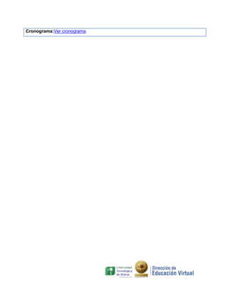Cronograma:Ver cronograma
 