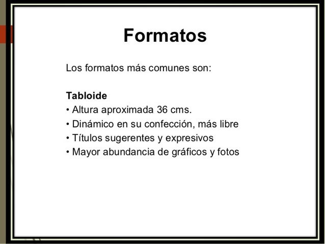formato de periodico para llenar