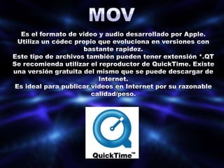 Formatos de video