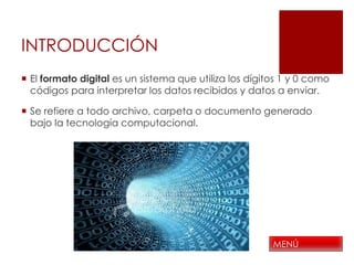 Formatos digitales | PPTX