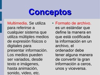Formatos digitales | ODP