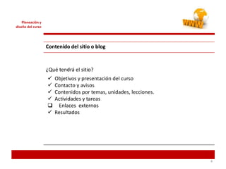 Para registrar los avances del curso