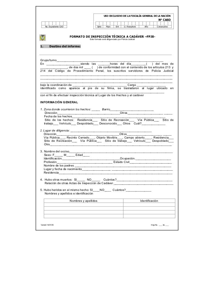 Formatos Pol Judicial