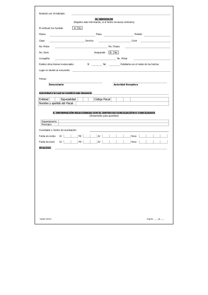 Formatos poljudicial