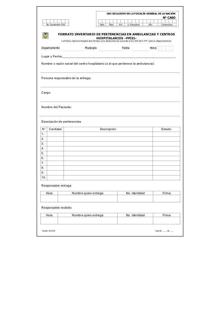 Formatos poljudicial