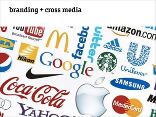 branding + cross media
 
