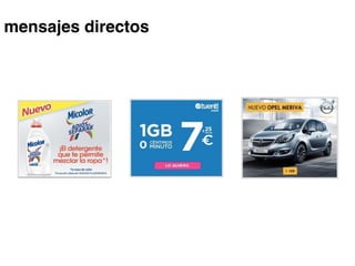 mensajes directos
 