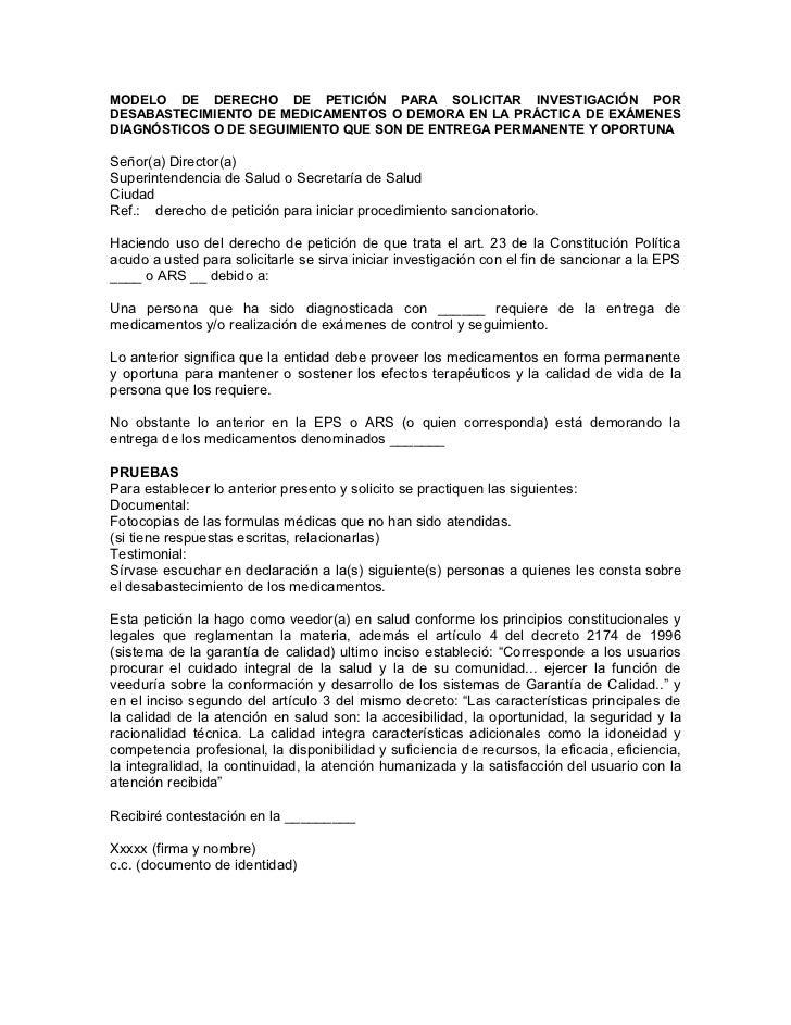 Formatos quejas y reclamos en salud
