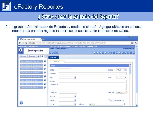 Resultado de imagen para reportes Administradores