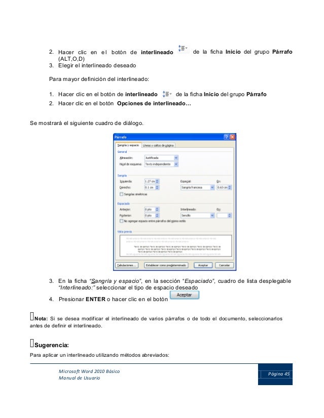 formato ms word