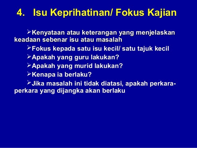 Format penulisan cadangan dan laporan kajian tindakan