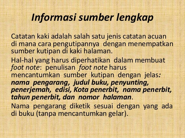 Format Penulisan Karya Ilmiah Makalah Skripsi Tesis Stt Seapin Fi