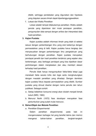 Format penulisan laporan