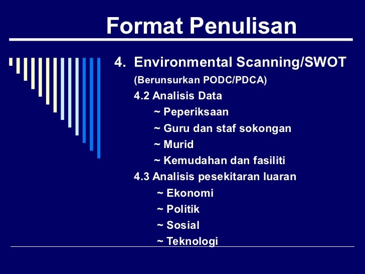 Format Penulisan Perancangan Strategik Kedah