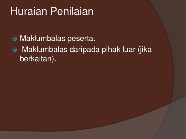 Format penyediaan laporan aktiviti