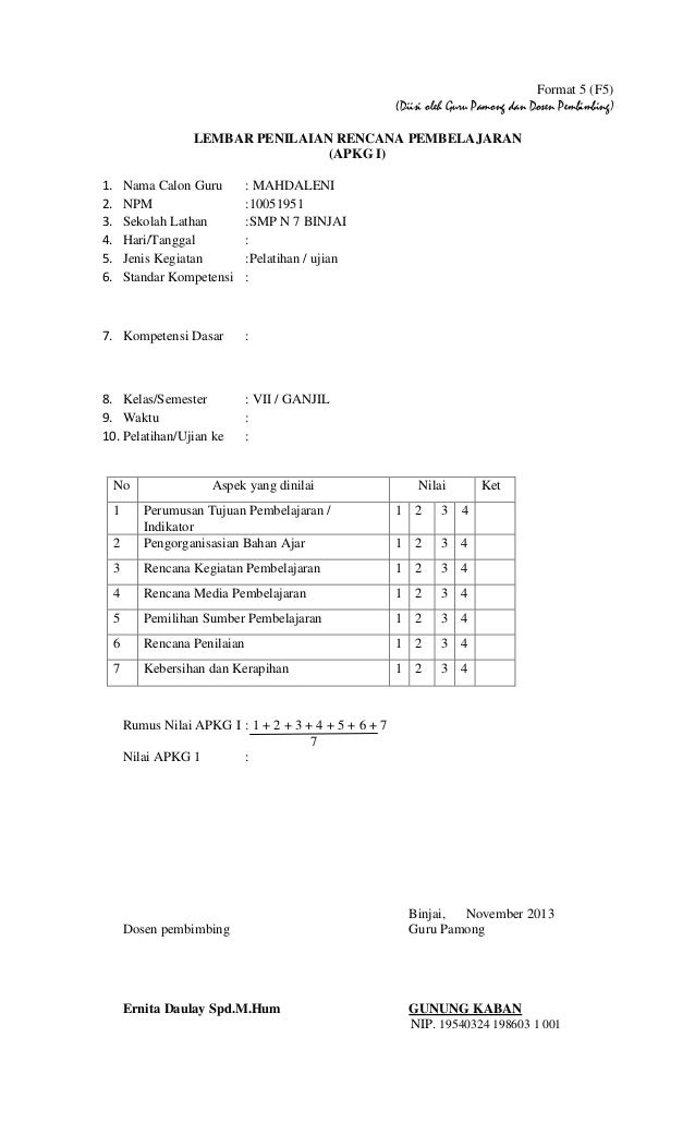 Contoh Surat Tugas Guru Pamong Arsip Surat