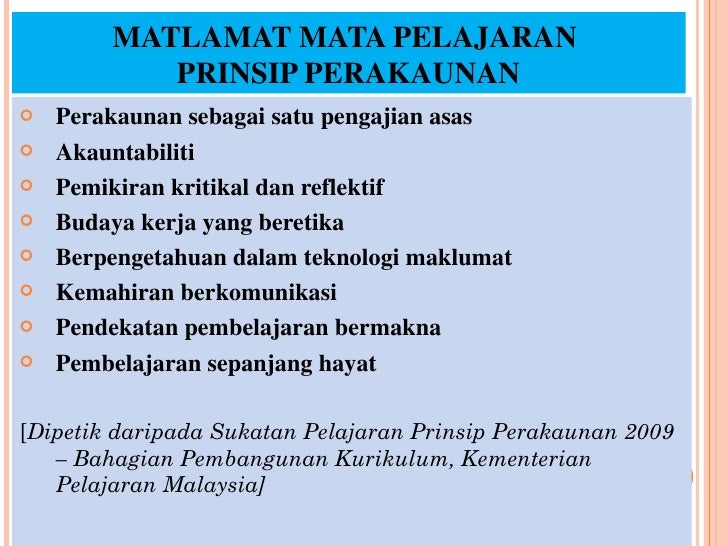 Format prinsip perakaunan bermula 2011