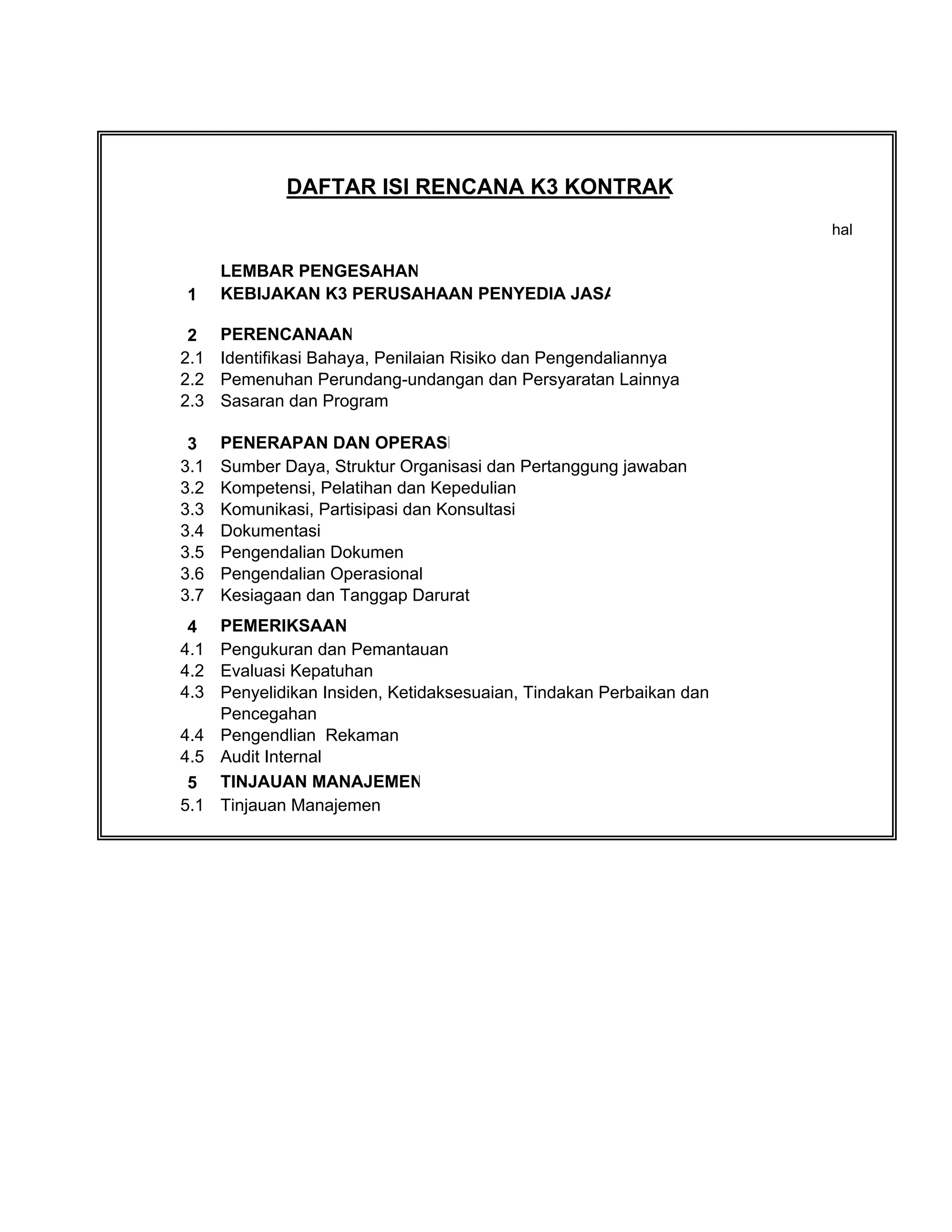 Format rk3 k dinas pu | PDF