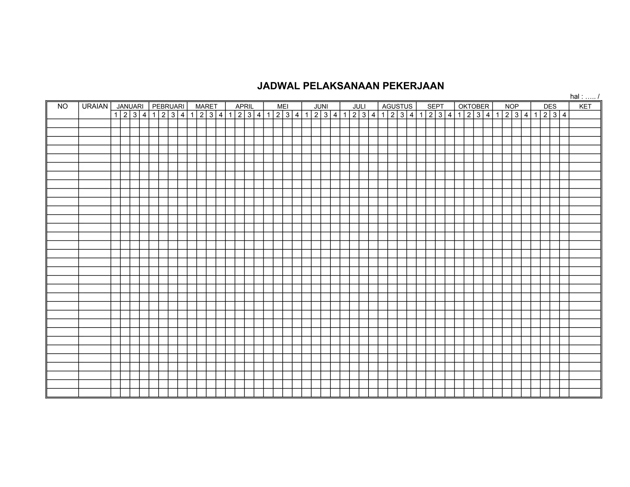 Format rk3 k dinas pu | PDF