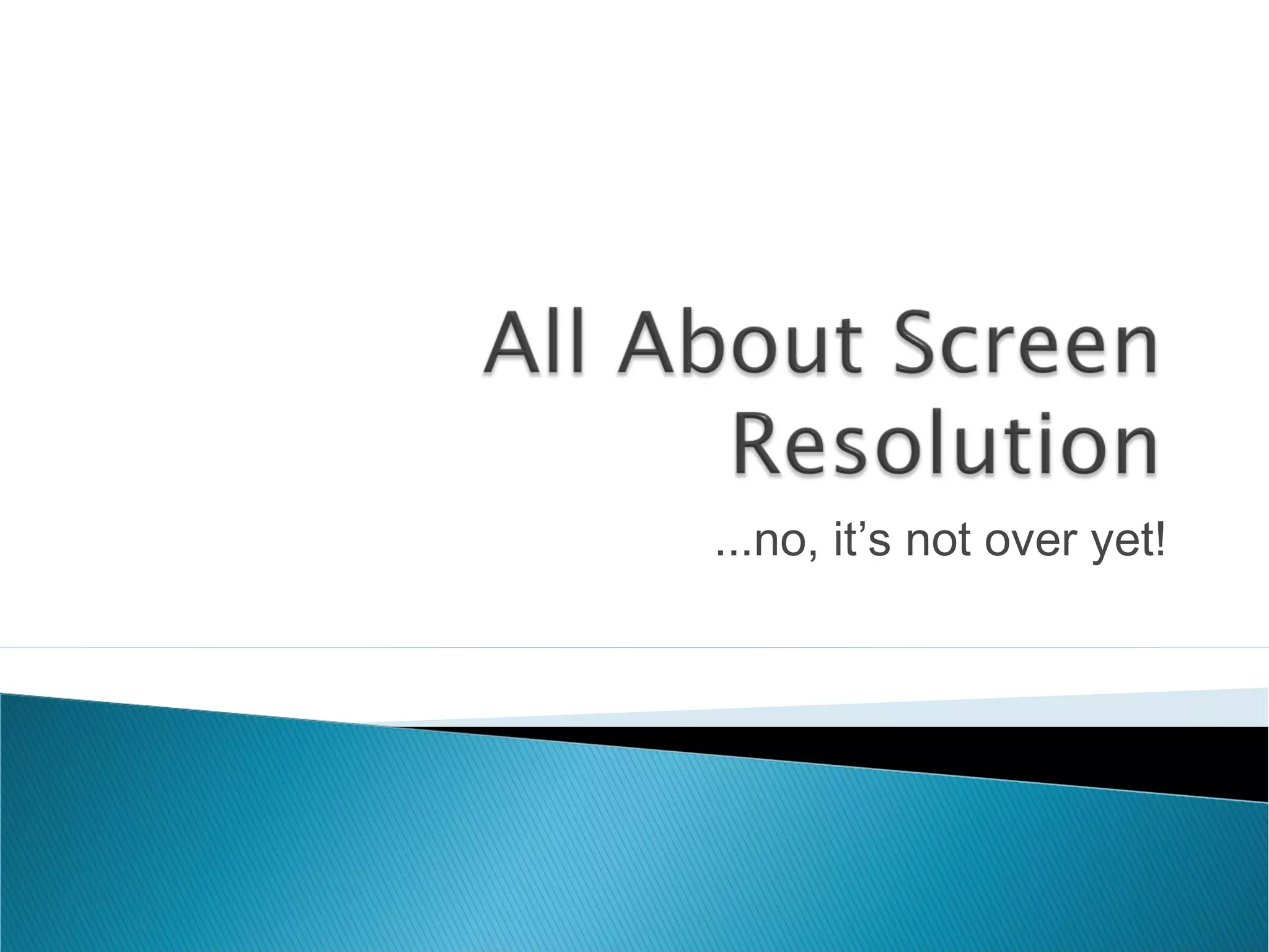 ...no, it’s not over yet!
 