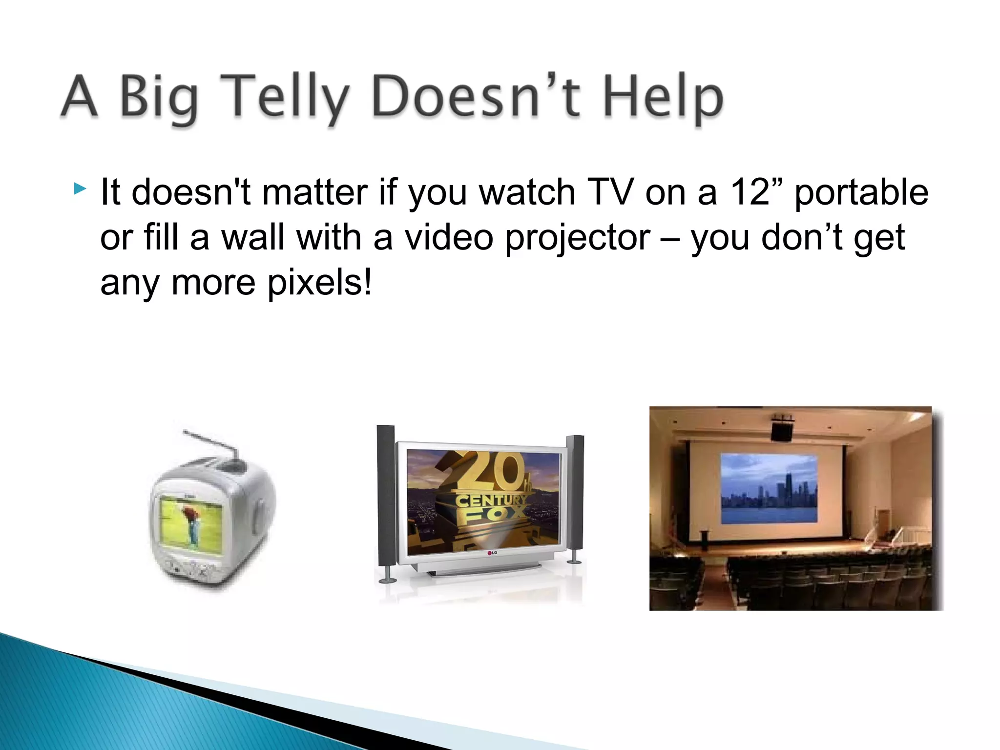  HD Ready means that the screen resolution is:
1280 x 720 pixels
 