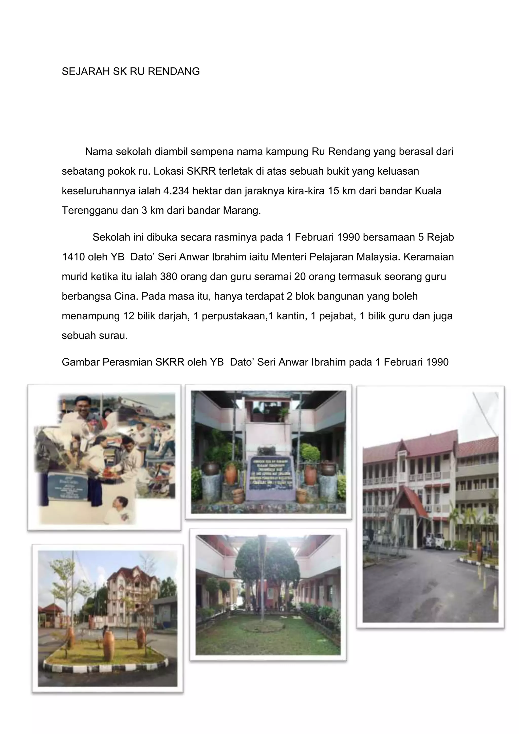 Sejarah SK Ru Rendang | DOCX