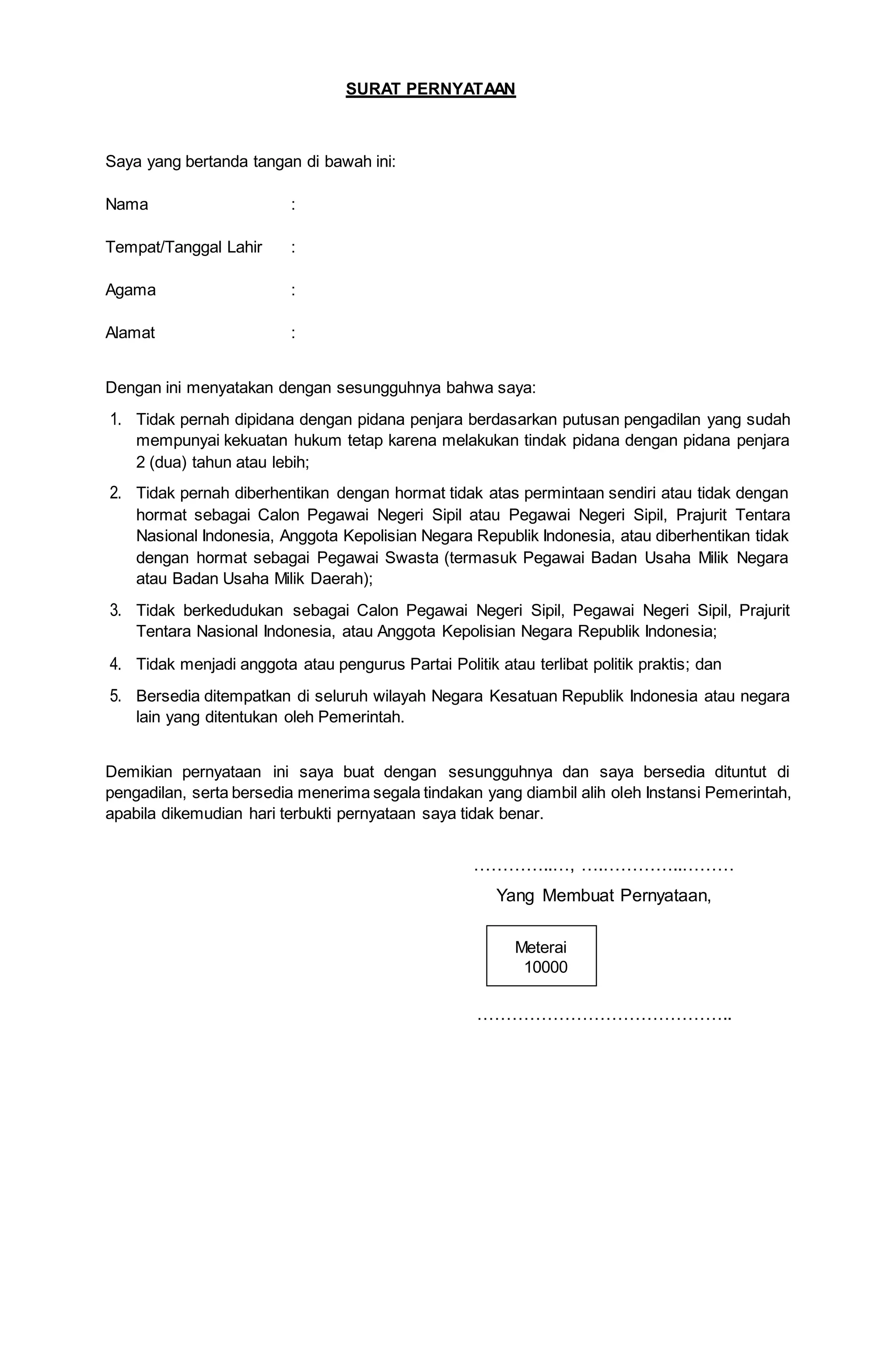 FORMAT SURAT PERNYATAAN.docx