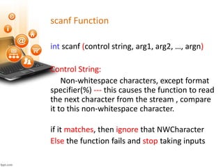 SPL 5 | scanf in C | PPT