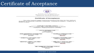 BERF research format of Department of Ed | PPTX