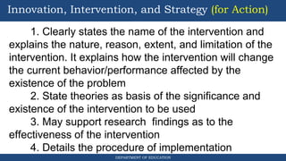BERF research format of Department of Ed | PPTX