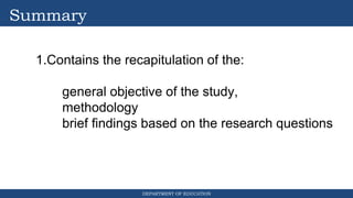 BERF research format of Department of Ed | PPTX
