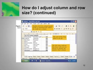 Formatting a Worksheet in Calc | PPTX