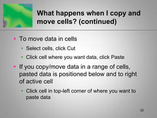 discussion on Formatting a Worksheet in Calc | PPTX