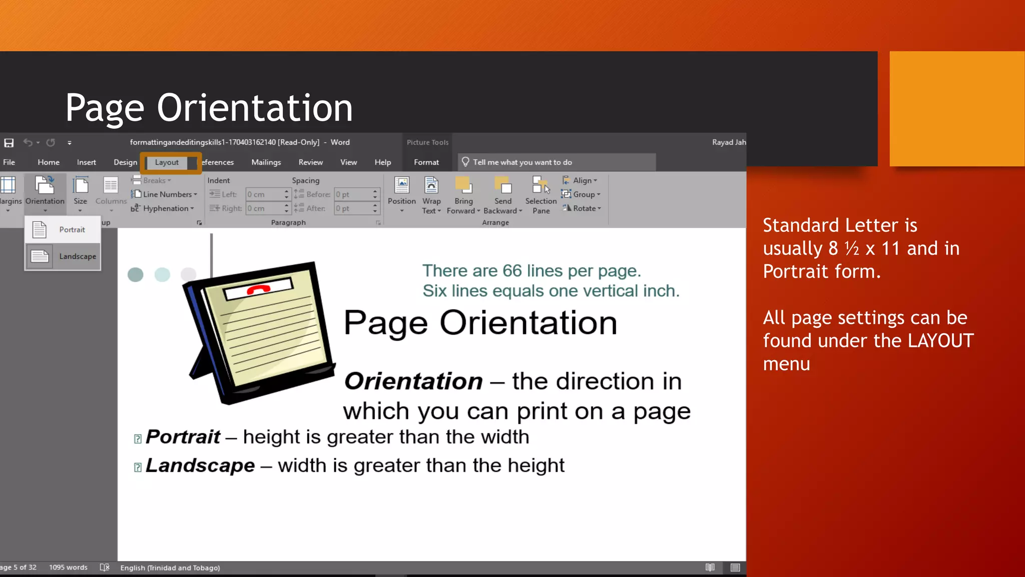 Formatting features in microsoft word | PPTX | Desktop Publishing ...