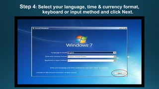Windows 7 Formatting Methods Steps in Formatting Windows 7 and reinstalling | PPTX