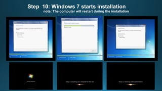 Windows 7 Formatting Methods Steps in Formatting Windows 7 and reinstalling | PPTX